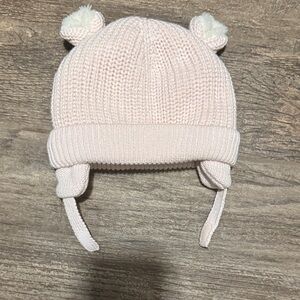 Gap baby light pink winter hat